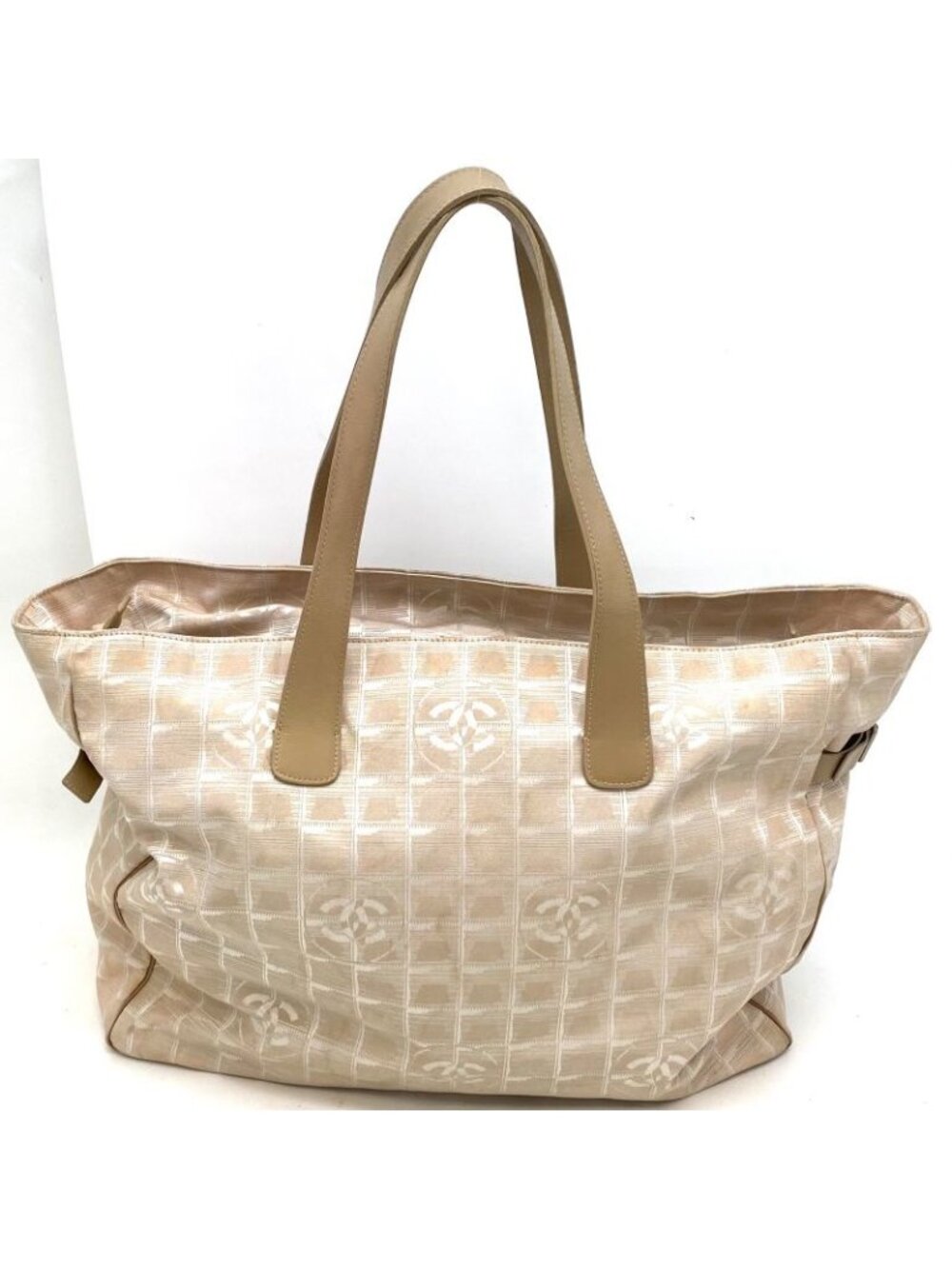 Chanel Tote New Travel Beige A3 Mothers - Picture 2 of 15